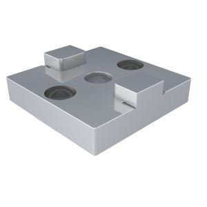 Connector Flat Silver 50